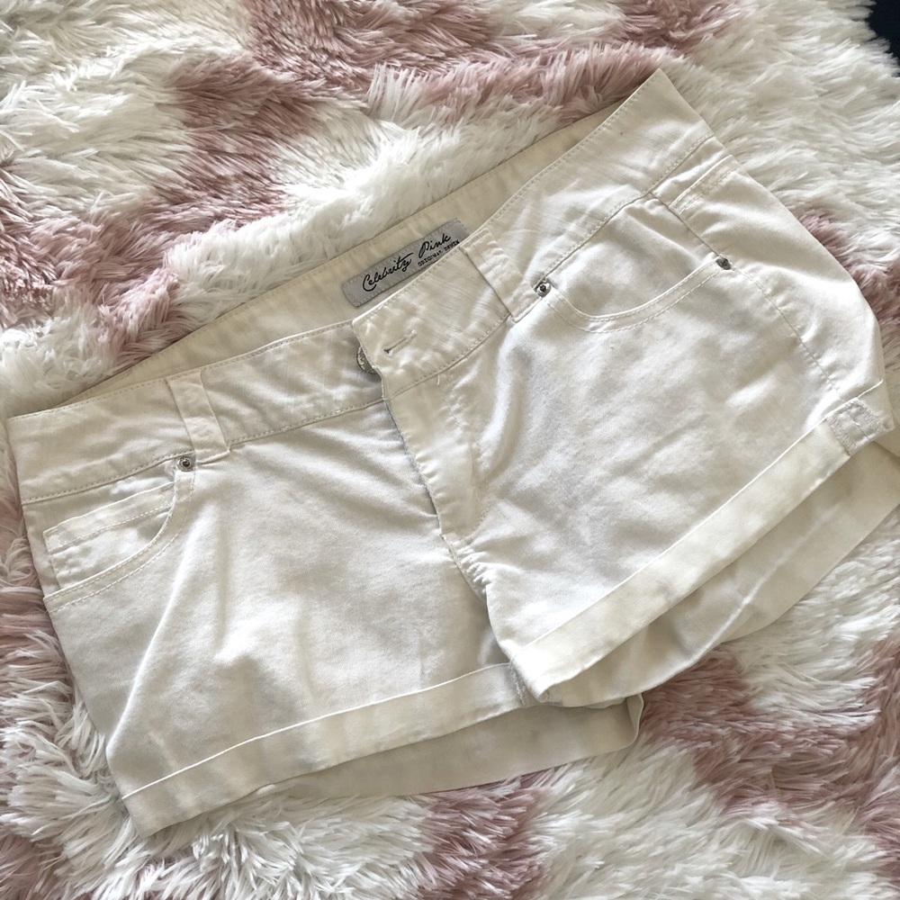White Shorts